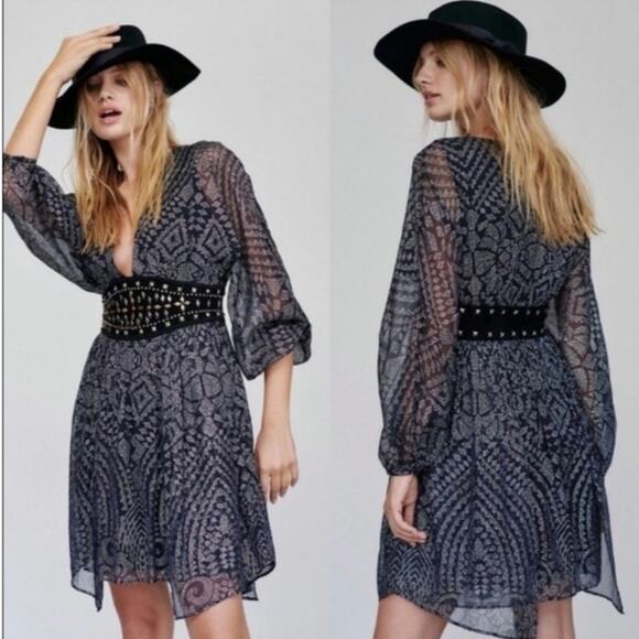 Free People Moonbelt Size 4 Dress - Picture 1 of 5